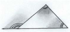 Ângulos internos de triângulos obtusângulos e retângulos; 6. Reconhecer que num triângulo a soma de três ângulos externos com vértices distintos é igual a um ângulo giro.