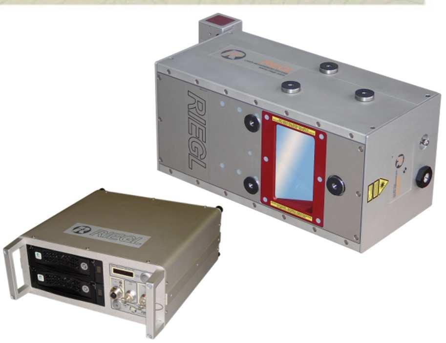 LIDAR RIEGL LMS-Q680i (operado pela