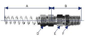 1 F (pol) (mm) (mm) (pol) (pol) (pol) 7804 1/4 1/4 100,8 41,7 9/16 5/8 5/8 7806 3/8 3/8 98,4 47,2