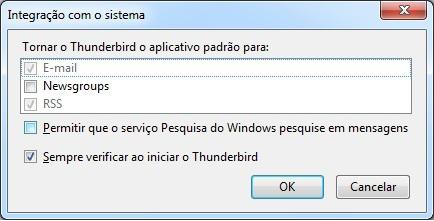 A pasta do Mozilla Thunderbird chama-se Pastas Locais e é dividida por um sistema de caixas, onde as mensagens são armazenadas. Entrada: nesta caixa, são armazenadas todas as mensagens recebidas.