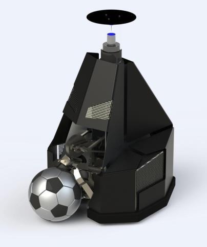 Figura 9 - Robô da categoria MiddleSize. Fonte: http://visionandrobotics.