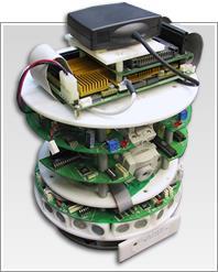 No caso de serem parcialmente autônomos, uma estação de computador pode ser utilizada para o processamento de informações provenientes das câmeras dos robôs.