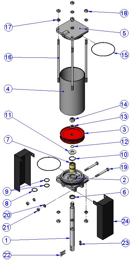 MANUTENÇÃO DO ACCIONAMENTO PNEUMÁTICO Os cilindros pneumáticos das nossas válvulas são fabricados e montados nas nossas próprias instalações.