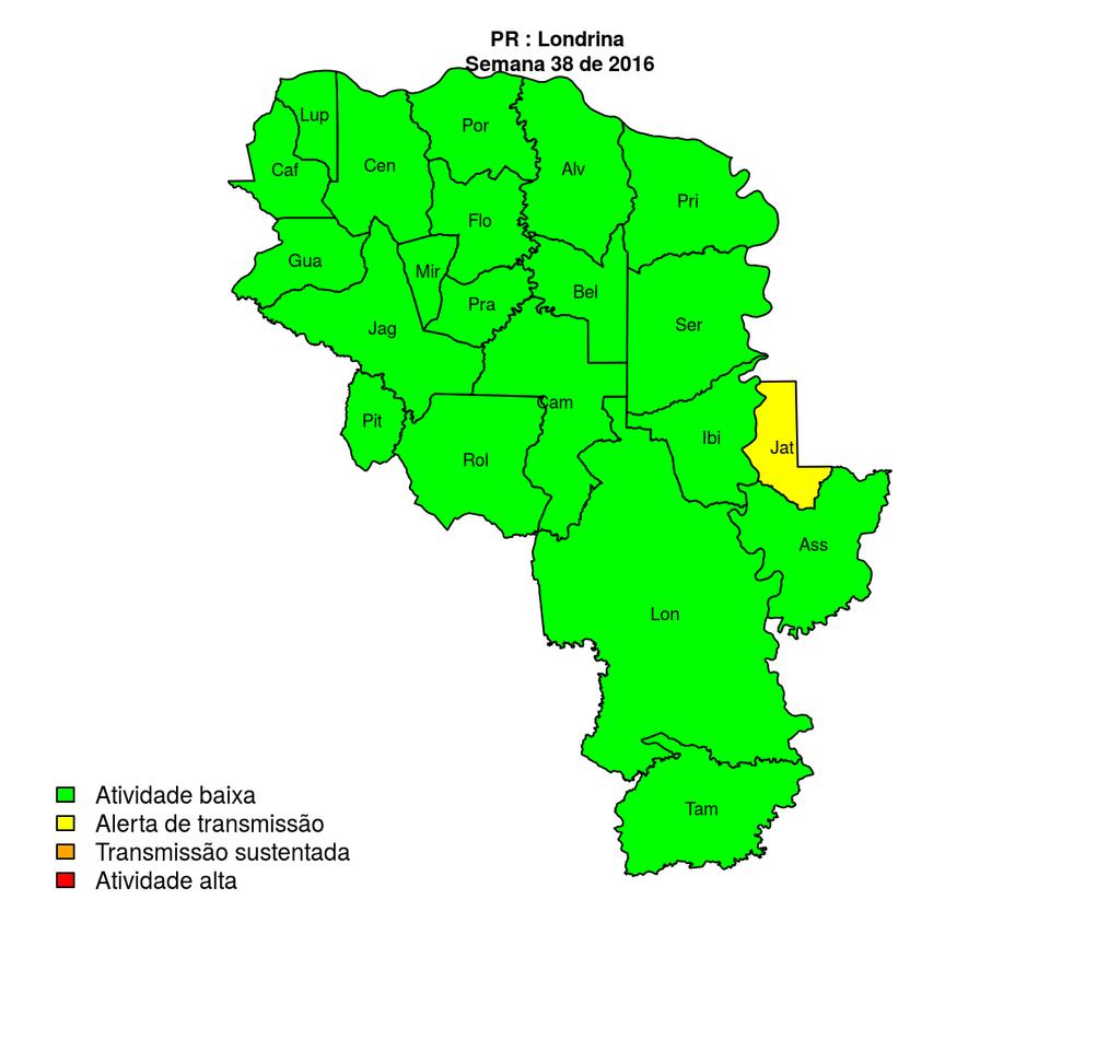 Regional Londrina Ibiporã Lupionópolis Alvorada do Sul Assaí Bela Vista do Paraíso Cafeara Cambé Centenário do Sul Florestópolis Guaraci Jaguapitã Jataizinho Londrina Miraselva Pitangueiras Porecatu