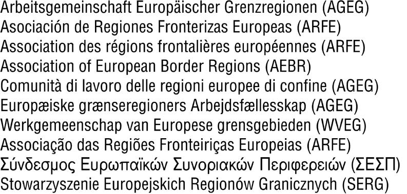 ESTATUTOS REFERENTES À ASSOCIAÇÃO DAS REGIÕES FRONTEIRIÇAS EUROPEIAS (ARFE) Preâmbulo A Associação das Regiões Fronteiriças Europeias -Ciente de que as fronteiras frequentemente separam zonas e povos