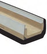 M100K M100V Canal de concreto polímero/betão polímero tipo ULMA, modelo M100K, largura exterior 130mm, largura interior 100mm e altura