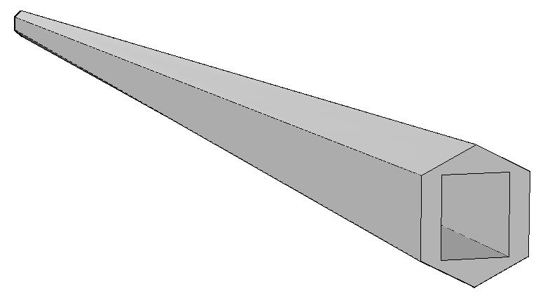 Em uma segunda anáise aterou se a geometria das seções transversais do pórtico.