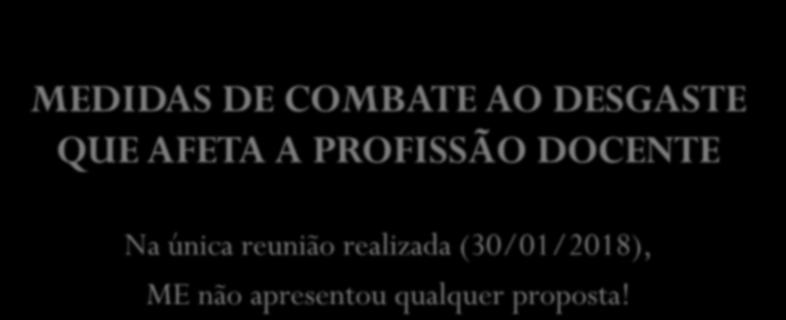 MEDIDAS DE COMBATE AO DESGASTE QUE AFETA A PROFISSÃO DOCENTE Na