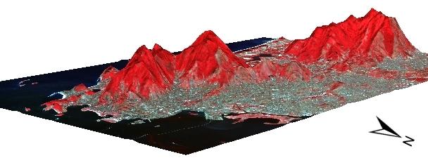 O MDE do Rio de Janeiro foi classificado em faixas de altitude, considerando a elevada amplitude topográfica verificada (Figura 4).