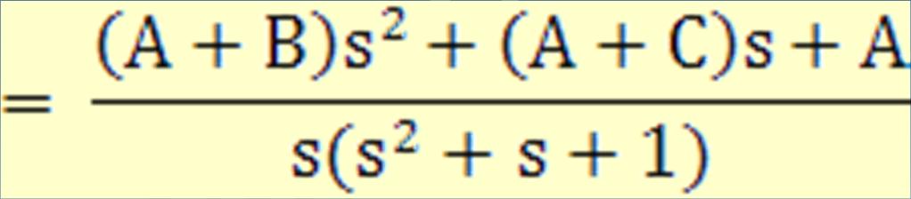 Exemplo 8 A + B = 0 A + C