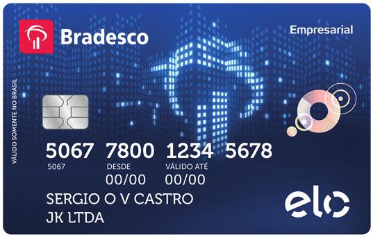 Cartão de Crédito Bradesco Empresarial Elo 1. CONHEÇA SEU CARTÃO...2 Dados do Cartão...2 Desbloqueio...3 Senha...3 Chip...3 Aceitação na Rede Elo...3 2. FACILIDADES...4 Infoemail.