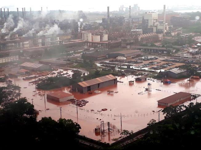 industriais dentro da Alunorte após as