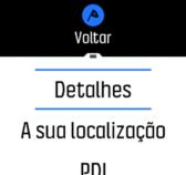 Para ver detalhes adicionais sobre a sua atual localização: 1.