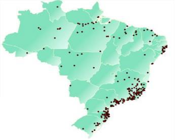 Estratégia de Gestão de Risco de Desastres e 55% do total de pessoas desalojadas ou desabrigadas, no universo dos municípios com registro desses eventos no período de 1991 2010 (Figura 3).