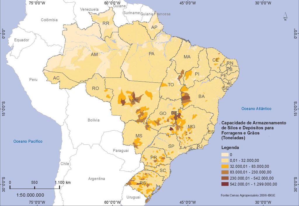 Estratégia de Segurança Alimentar e Nutricional Figura 18- Distribuição dos