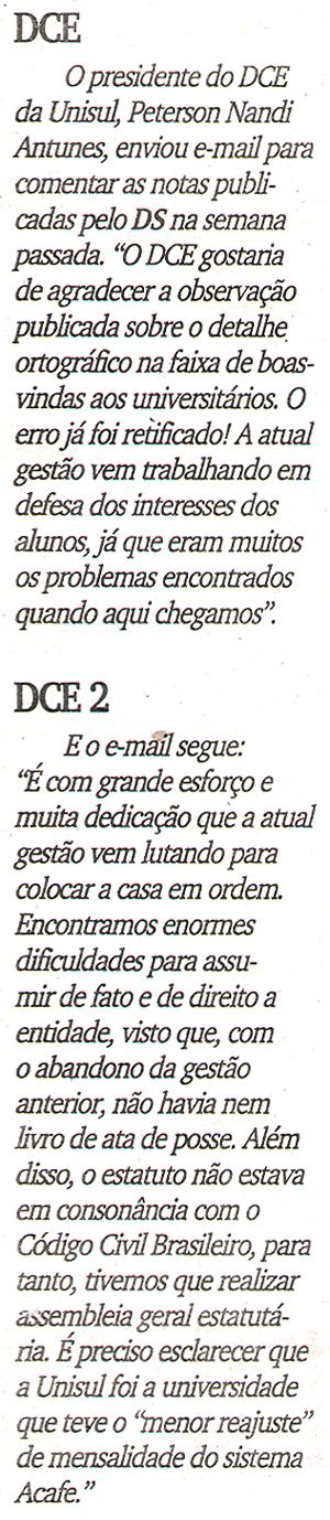Veículo: Jornal Diário do Sul Data: Tubarão,