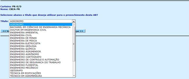 5º passo - Selecione o Título Quando o profissional possuir mais de um título em seu