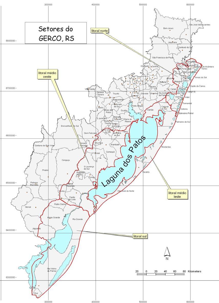 3 Figura 1 - Mapa do Litoral do Rio Grande