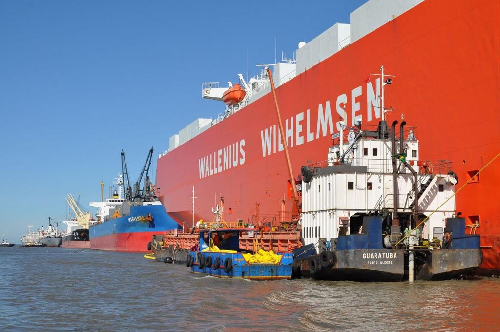 Porto do Rio Grande 33,2 milhões de toneladas em cargas - 2013.
