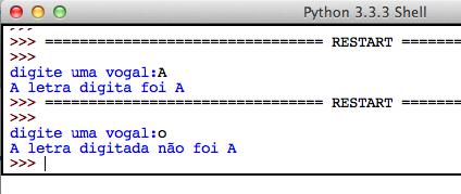 Se for falso (False) o bloco de comandos 2 é executado Bloco de comandos pode conter de zero (0) a N comandos/instruções 7 8 else else if <condição>: bloco de comandos 1! else:!