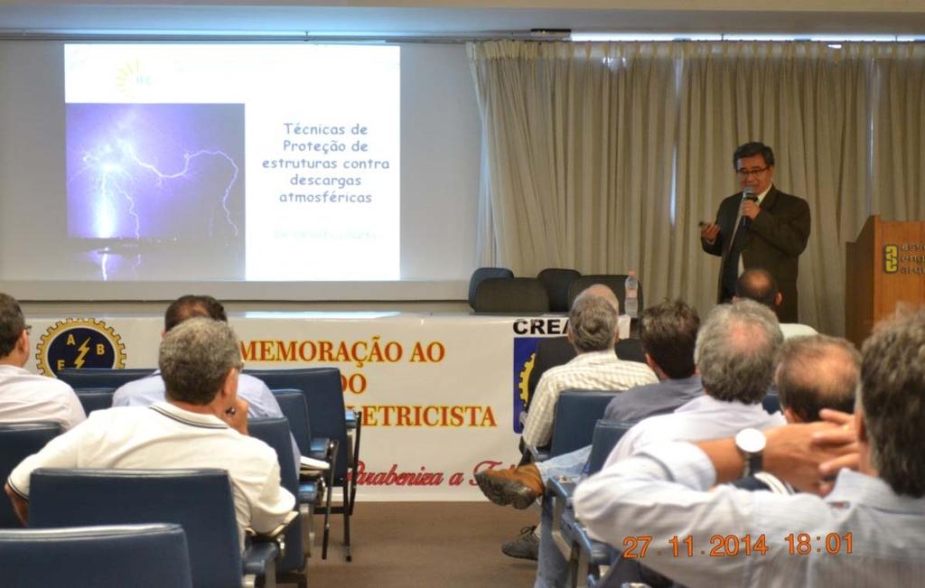Palestras Técnicas As palestras técnicas ministradas pelos Engenheiros Paulo Barreto e Dr.