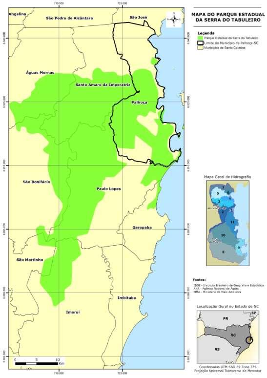 Figura 24: Limite da área total do Parque Estadual da Serra do