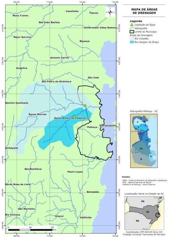 Figura 30: Bacia de Captação dos Rios Vargem do Braço e