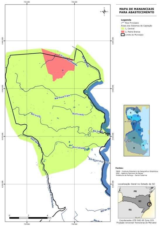 Figura 49: Rede de Mananciais da Região Central