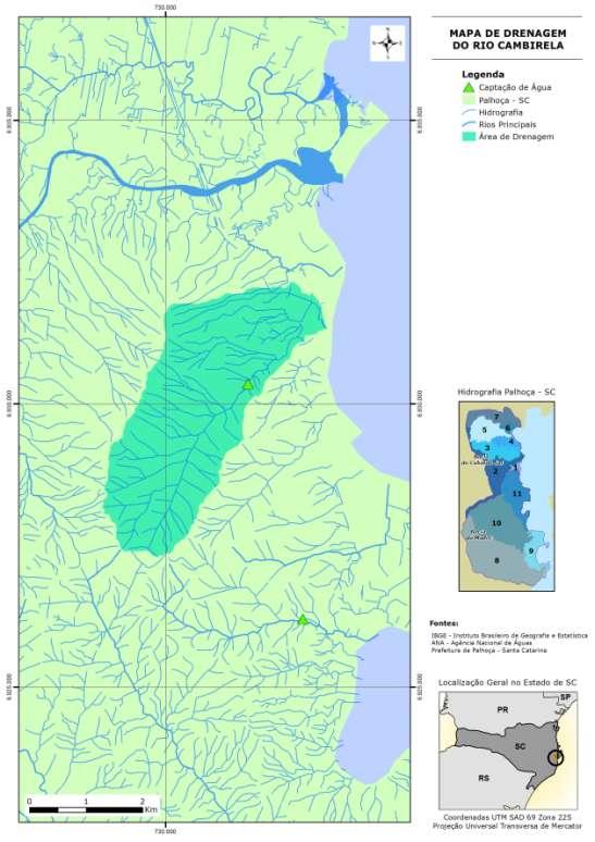 Figura 52: Bacia de Captação do Rio Cambirela