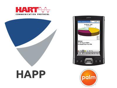 HAPP VMT-HART VMT-PROFIBUS O HAPP - Vivace HART Palm App é um aplicativo versátil para plataforma PalmOS que permite conexão em redes HART.
