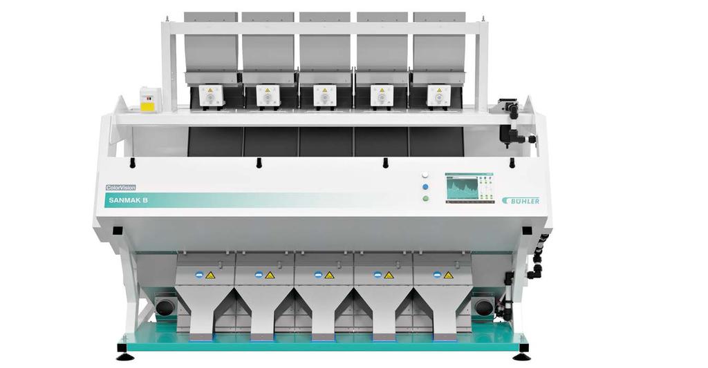 As vantagens Bühler Classificação equilibrada, estável e consistente. SANMAK B Tamanhos e características. Detalhes técnicos.