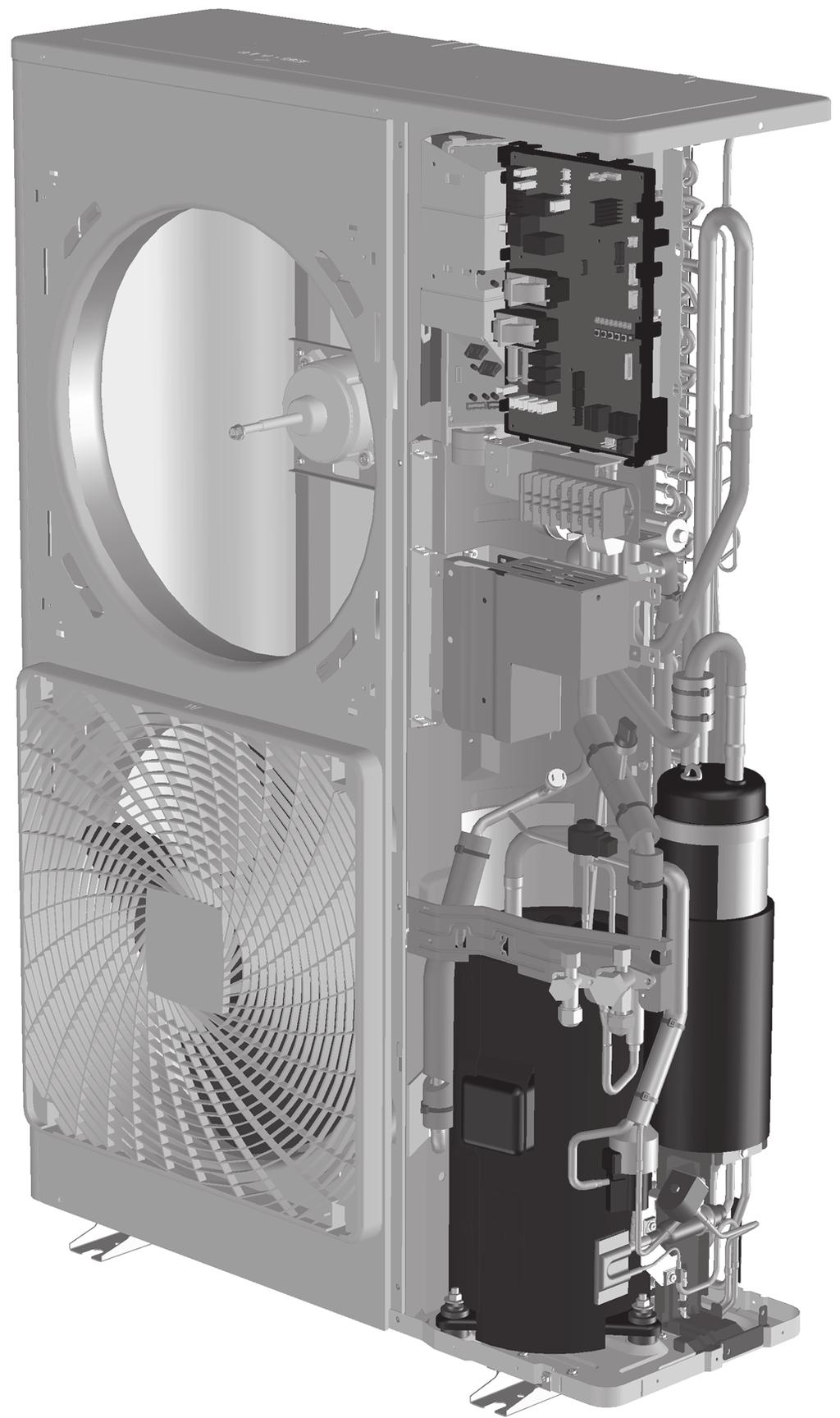 prgm om orifíio sí (gás) Válvul prgm om orifíio sí (líquio) PCBs Díoo missor luz (monitor srviço - vr) Srpntins o rtor Motor (omprssor) Motor  vis) Válvul solnói (pssgm gás qunt) Gui rfrêni o