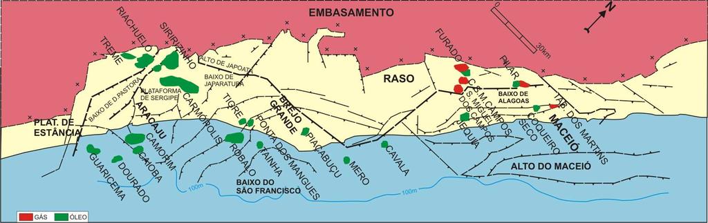 A bacia Sergipe-Alagoas, uma das mais antigas em exploração no Brasil, iniciou suas primeiras atividades exploratórias na década de 30.