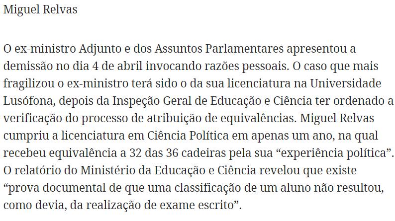 Na política em portugal http://observador.