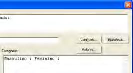 Sphinx APRENDIZ - p.52 CONTROLES ADICIONAIS É possível aplicar controles adicionais para cada tipo de variável.