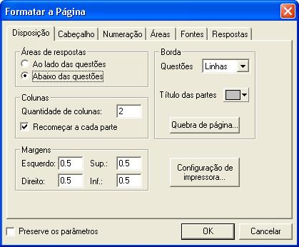 Sphinx APRENDIZ - p.64 Também é possível modificar uma série de itens que são apresentados automaticamente pelo sistema.