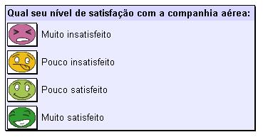 apresentadas em forma de quadros). Pictogramas: Pictogramas Nesta forma de apresentação, os campos destinados à marcação são apresentados sob a forma de ilustrações.