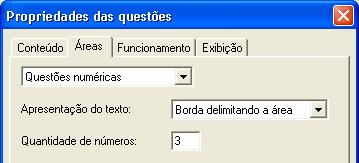 números. A quantidade de números indicada permitirá dimensionar automaticamente a caixa de texto.