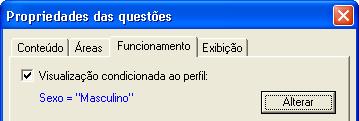 Tal recurso permite, portanto, apresentar questões, ou legendas com instruções apenas quando for pertinente.