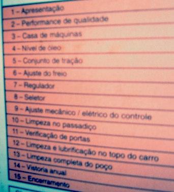 106 i) Modelo de PMP de um Condomínio. A figura 25 obtida durante o estudo de campo, mostra um plano piloto de manutenção aplicado para condomínio.