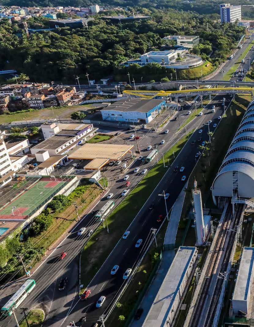 EXPANSÃO DA REDE SUPERA EXPECTATIVA A rede de transporte de passageiros sobre trilhos do Brasil cresceu 30,2 km em 2017, superando a expectativa de aumento projetado pelos operadores de 29 km.