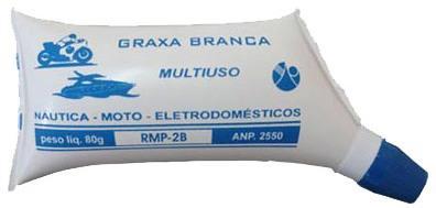 1000 021-1 Graxa MP (multi-purpose) branca, à base de lítio, com Dióxido de Titânio, proporcionando excelente lubrificação e proteção anticorrosiva em condições severas e/ou