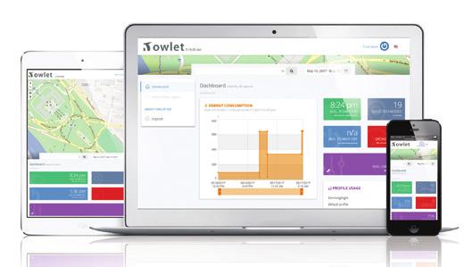 VOLDUE SISTEMA DE CONTROLO O Owlet IoT City Management System da Schréder, controla remotamente as luminárias de uma rede de iluminação, criando oportunidades para melhorar a eficiência,