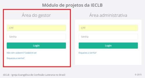 Manual para cadastramento de propostas de projeto Edital I Desenvolvimento da Capacidade Humana e Institucional Projetos de Estudo O presente manual tem como objetivo orientar a pessoa usuária do