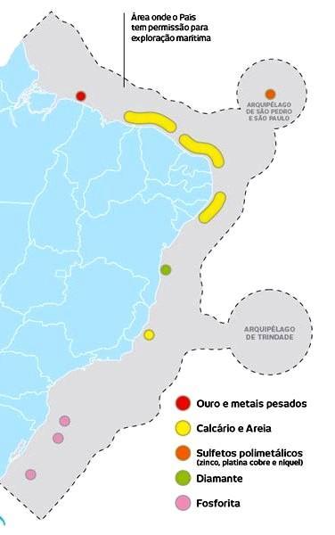 Exploração mineral no Oceano Atlântico Sul Quem explora?