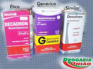 XXI Medicamento Genérico medicamento similar a um produto de referência ou inovador, que se pretende ser com este intercambiável, geralmente produzido após a expiração ou renúncia da