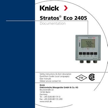 Documentação Fornecida CD-ROM Documentação completa: Manuais de instrução Instruções de Segurança Instruções rápidas Stratos Eco 2405