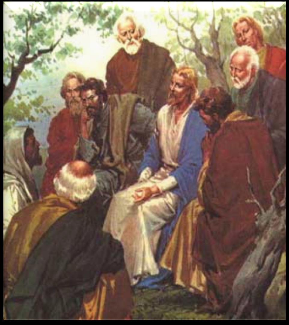 Os discípulos perceberam desde o começo que Jesus tinha uma pregação muito diferente dos outros mestres e doutores da lei.
