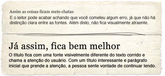 DICAS IMPORTANTES Contraste: Nunca uklize Kpo claro em fundo claro, ou Kpo escuro em fundo escuro. Opte sempre pelo contraste. Afinal de contas, texto é para ser lido!