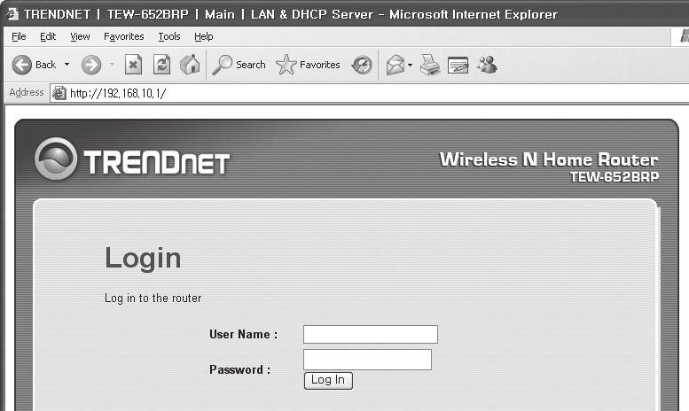 Server> sob tipo de LAN. Quando a ligação é estabelecida com sucesso, será exibida a <Enabled DHCP Table>. Passo 4.